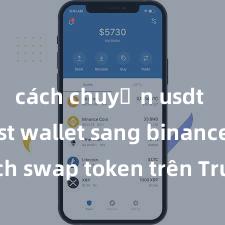 cách chuyển usdt từ trust wallet sang binance Cách swap token trên Trust Wallet nhanh chóng